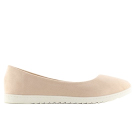 Ballerines lisses beiges femme BH1236-BL Beige 1