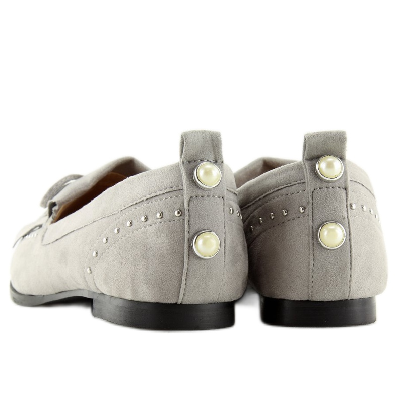 Gris Mocassins femme gris G242 Gris 2