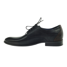 Nikopol Chaussures en cuir pour hommes formels noirs 1677 le noir 2