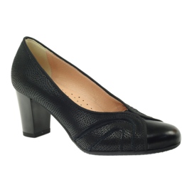 Pumps pour femmes Espinto sur le pilier noir le noir 1