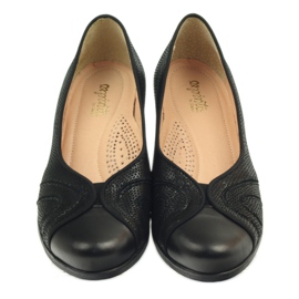 Chaussures compensées noires Espinto le noir 3