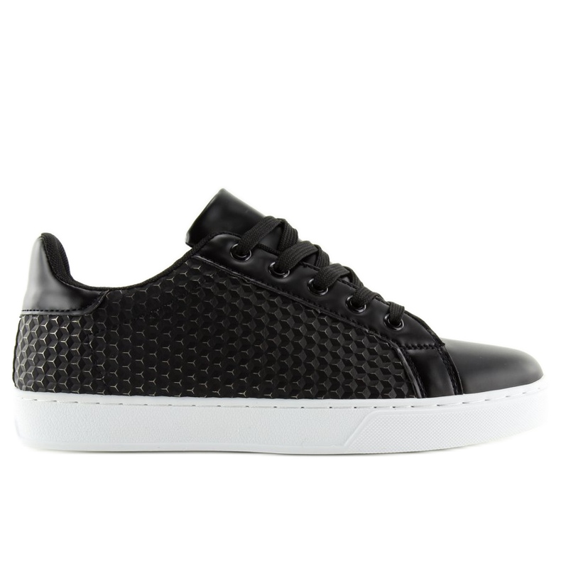 Baskets noires pour femmes KK-142 Noir 2