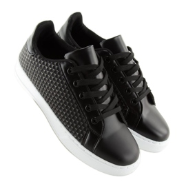 Baskets noires pour femmes KK-142 Noir 1