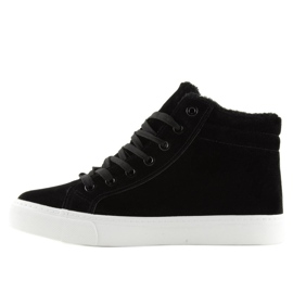 Baskets chaudes noires à la cheville W-3072 Noir 2