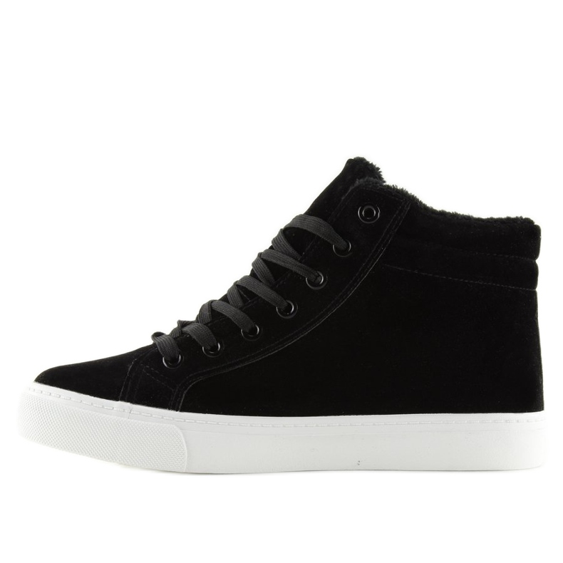 Baskets chaudes noires à la cheville W-3072 Noir 2