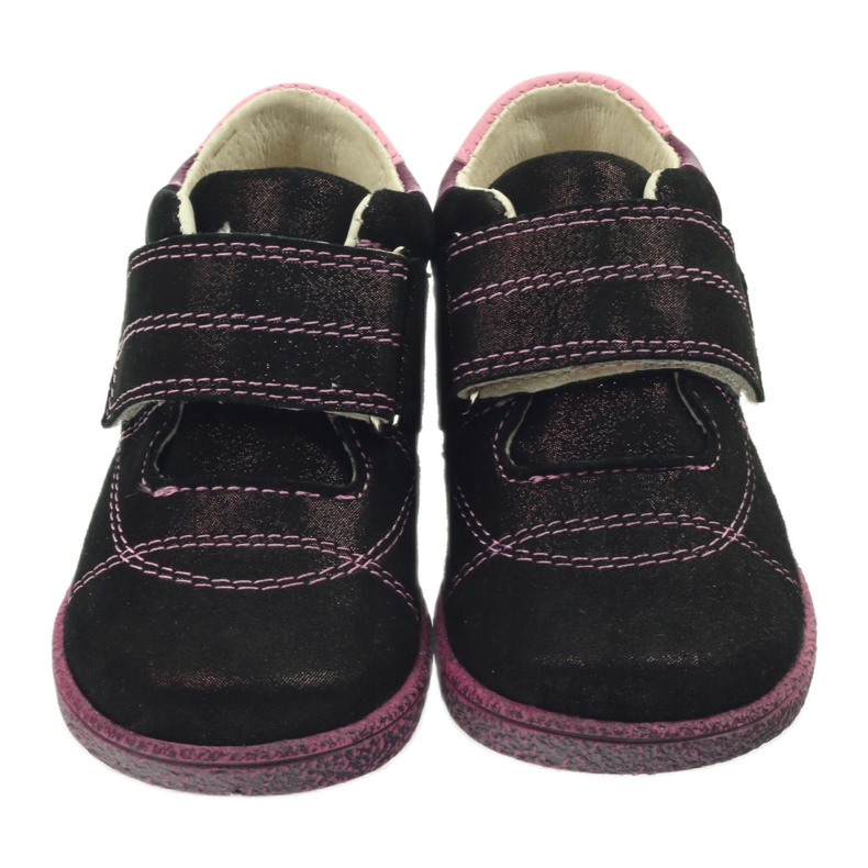 Ren But Bottes pour bébé en cuir avec Velcro Burord Metalic 1531 Ren mais rouge 3