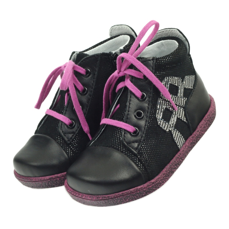 Chaussures enfants en cuir noir RenBut 4