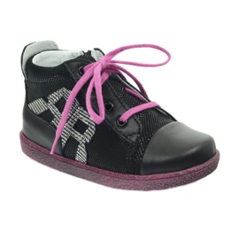 Chaussures enfants en cuir noir RenBut le noir 1
