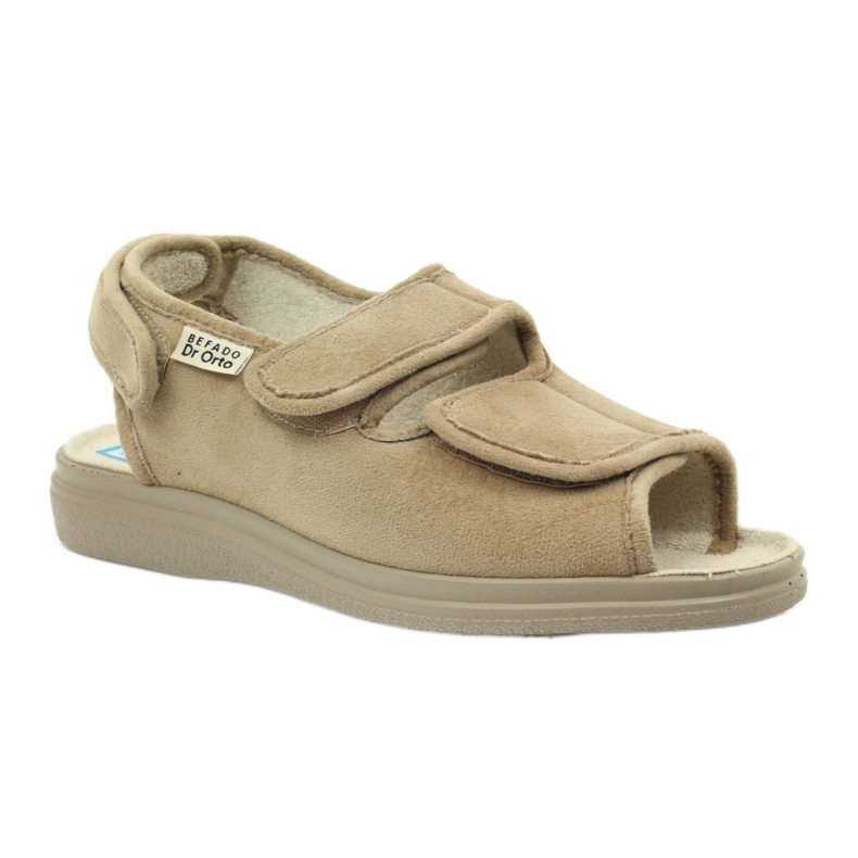 Sandales pour diabétiques Befado 676d004 beige 1