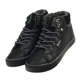 Baskets de sport avec fourrure Big Star le noir 4