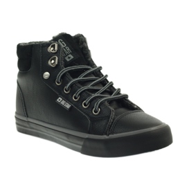 Baskets de sport avec fourrure Big Star le noir 1