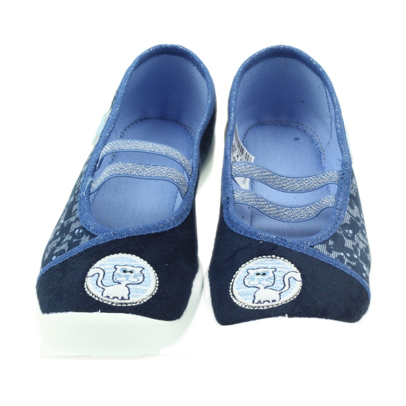 Befado chaussures pour enfants ballerines chaussons 116x241 bleu bleu marin 4