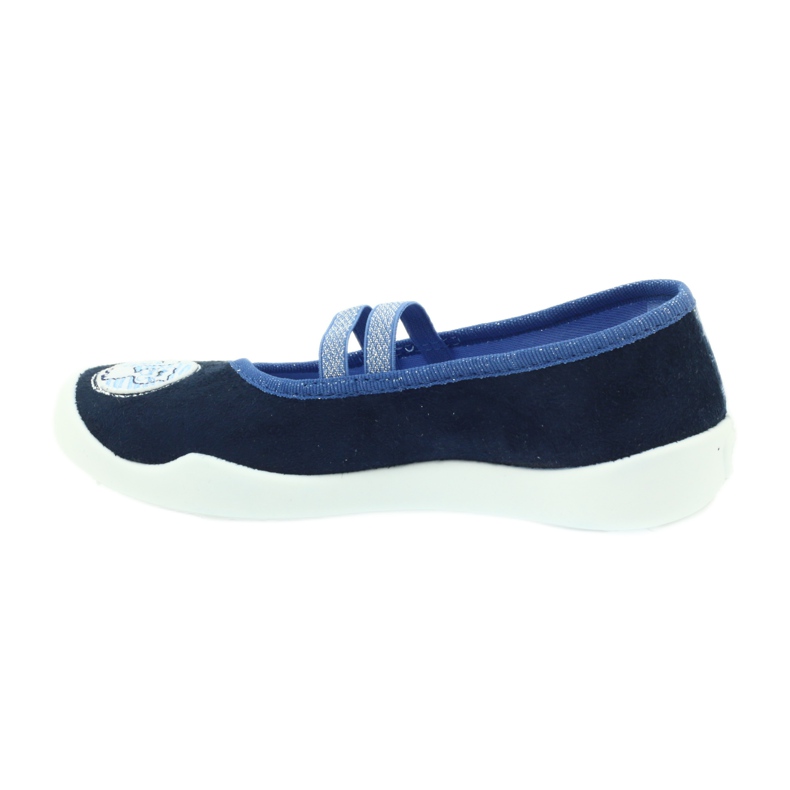 Befado chaussures pour enfants ballerines chaussons 116x241 bleu bleu marin 2