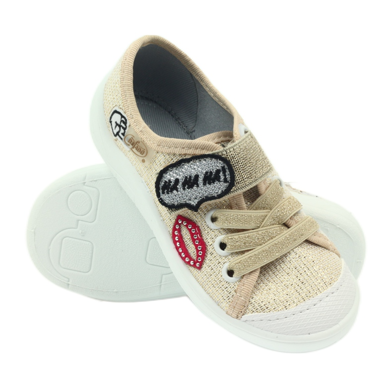 Chaussures enfants Befado, baskets 251x098 gris jaune rouge 3