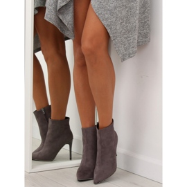 Gris ZY153 Bottes grises sur une épingle 7