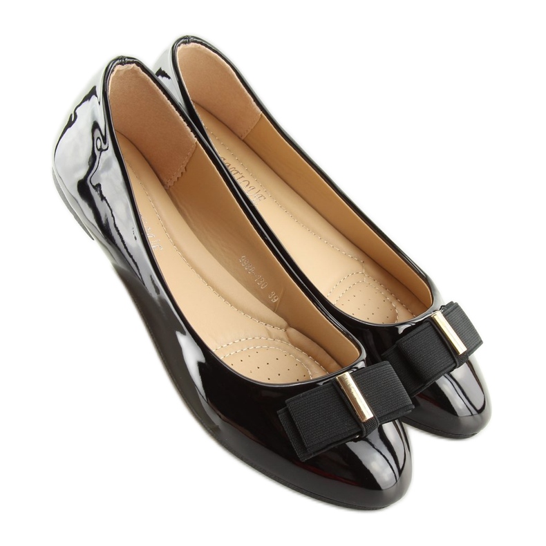 Ballerines femme noires 9988-130 Noir le noir 2
