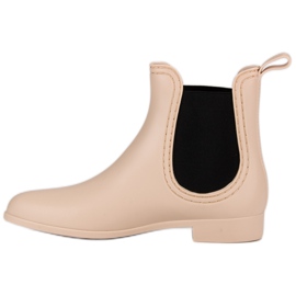 Vices Bottes en caoutchouc beiges, étaux 4