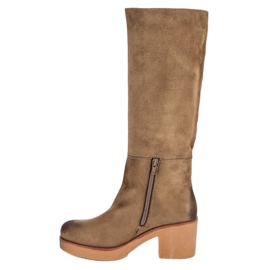 Corina Bottes en daim pour femmes brun 2