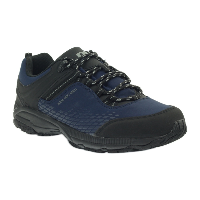 Softshell de trekking sportif DK 19503 noir bleu marine 2