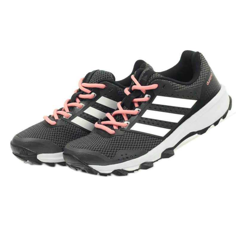 Chaussures de course adidas Duramo 7 Trail W le noir rose gris 4