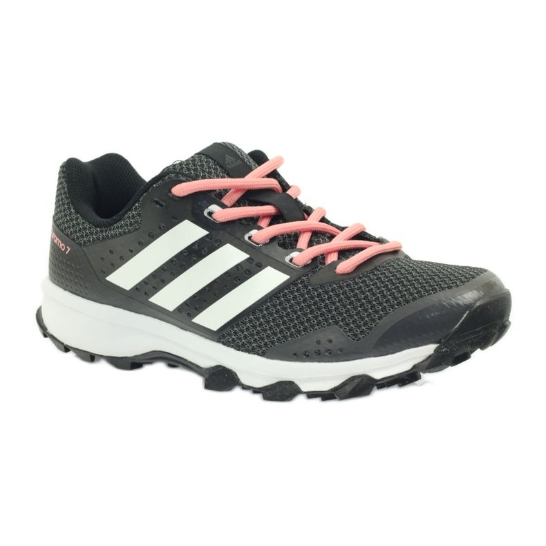 Chaussures de course adidas Duramo 7 Trail W le noir rose gris 1