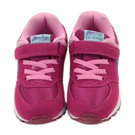 American Club Chaussures de sport américaines ADI pour enfants 15110 rose 4