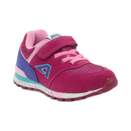 American Club Chaussures de sport américaines ADI pour enfants 15110 rose 1