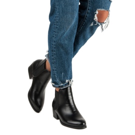 Corina Bottines Chelsea noires à talons hauts le noir 2 Corina Bottines Chelsea noires à talons hauts le noir 2