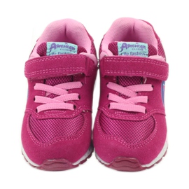 American Club Chaussures de sport américaines ADI pour enfants 15110 rose 4