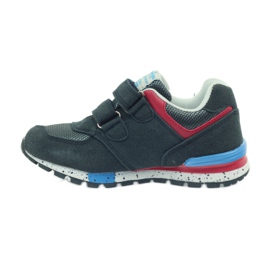 American Club Chaussures de sport américaines ADI pour enfants 15110 gris rouge bleu marin 2