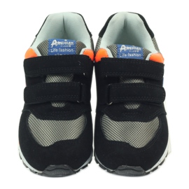 American Club American ADI chaussures de sport pour enfants 15110 noir le noir 4