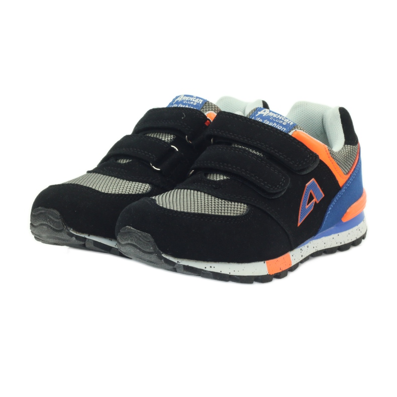 American Club American ADI chaussures de sport pour enfants 15110 noir 3