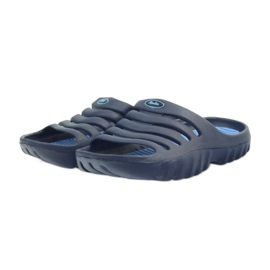 American Club Chaussons de piscine pour enfants américains bleu marine 3