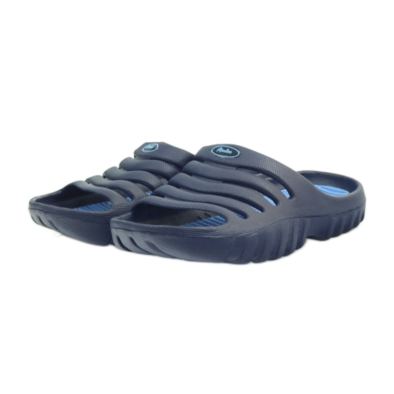 American Club Chaussons de piscine pour enfants américains bleu marine 3