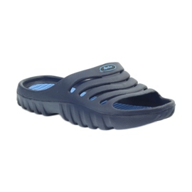 American Club Chaussons de piscine pour enfants américains bleu marin 1