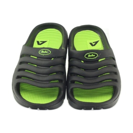 American Club Chaussons de piscine pour enfants américains noir 4