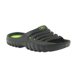 American Club Chaussons de piscine pour enfants américains noir 1