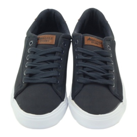 American Club Baskets américaines baskets chaussures pour hommes brun bleu marin 4 American Club Baskets américaines baskets chaussures pour hommes brun bleu marin 4