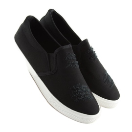 Baskets à enfiler noir BL126P Noir le noir 2