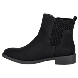 Bottines Chelsea noires femme le noir 1