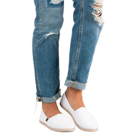 Mckeylor Espadrilles à enfiler blanches 5