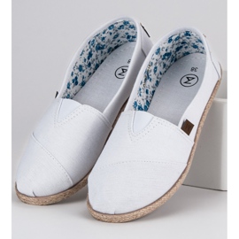 Mckeylor Espadrilles à enfiler blanches 4