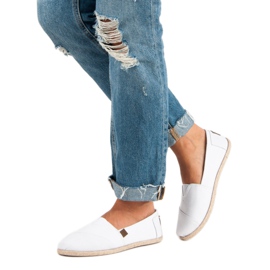 Mckeylor Espadrilles à enfiler blanches 6
