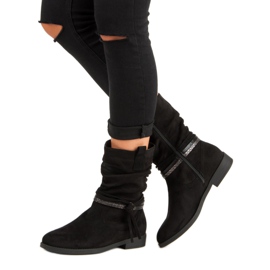 Seastar Bottes noires confortables le noir 5