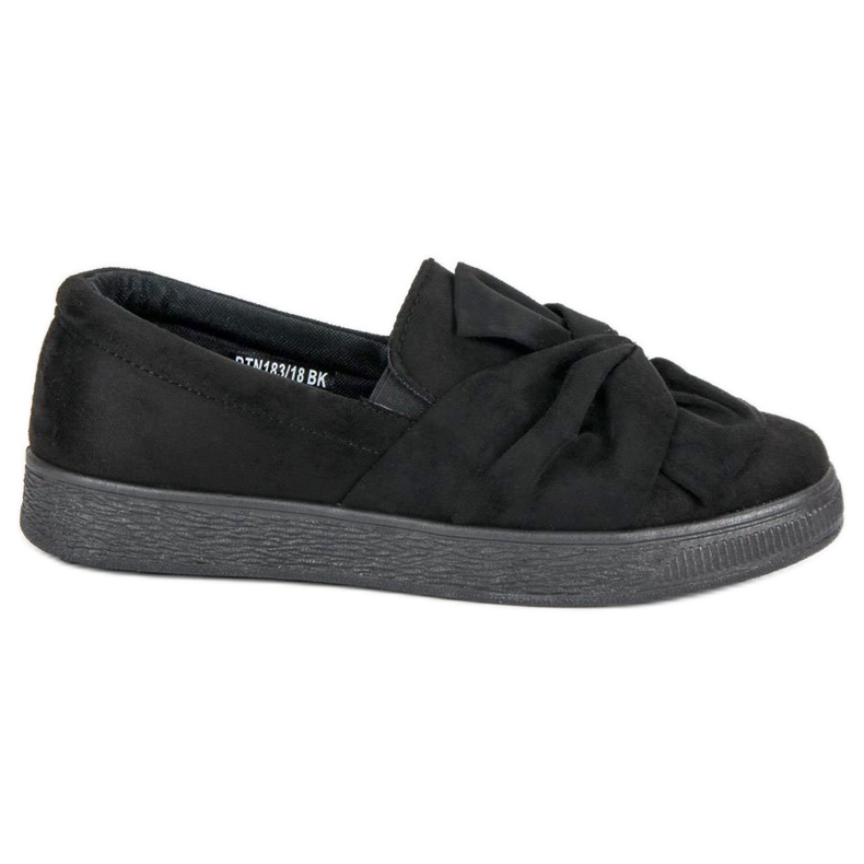 McKey Baskets à enfiler en daim noir 1