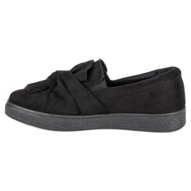 McKey Baskets à enfiler en daim le noir 2