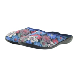 Chaussons colorés Adanex 3D avec des fleurs multicolore 3