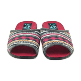 Chaussons Norvégiens Adanex blanc gris multicolore rouge 4