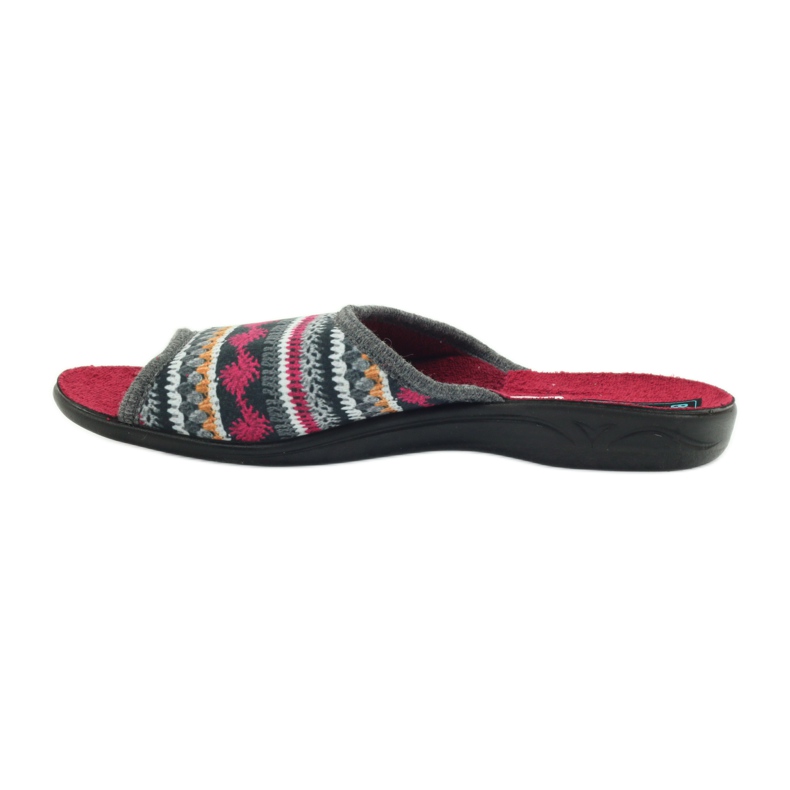 Chaussons Norvégiens Adanex blanc gris multicolore rouge 2