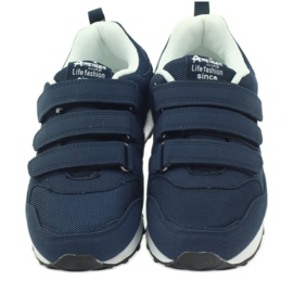 American Club Chaussures de sport américaines ADI pour femmes 1754 bleu marin 4